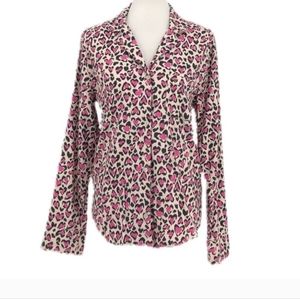 Brand new Victoria's Secret pink hearts pajama set size Small